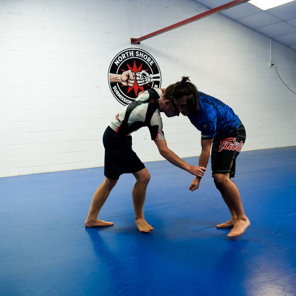 Grapplers training at North Shore Submission Grappling